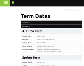 Term Dates